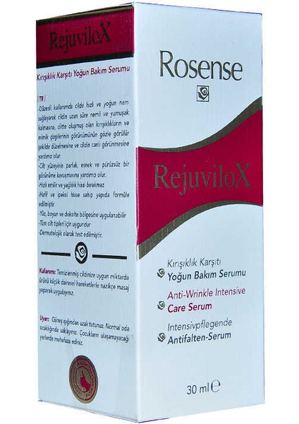 Rejuvilox Karşıtı Yoğun Bakım Serumu 30 ml indirimleri