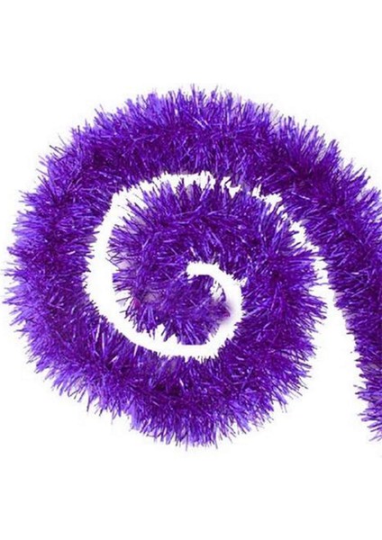 - 2 Metre Metalize Boyun Parti Simi Mor Glstd