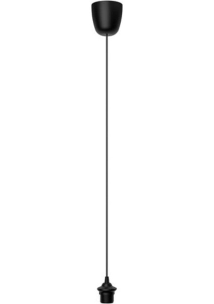 Hemma Tavan Lambası Kablo Seti, Siyah, 180 cm . Kordon