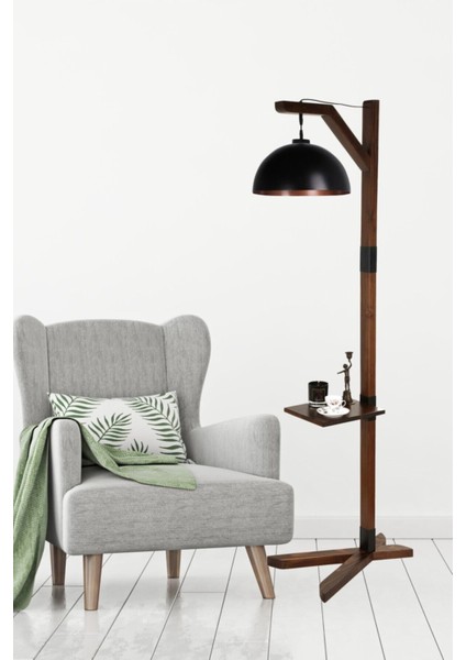 Liza Lambader Ceviz Retro 3 Başlıklı