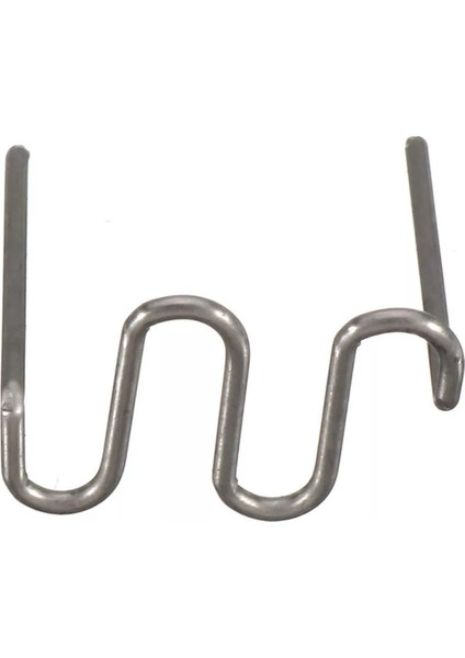 100+100 Adet 0,6 Mm-0,8 mm Dalgalı Tip Plastik Kaynak Zımba Teli