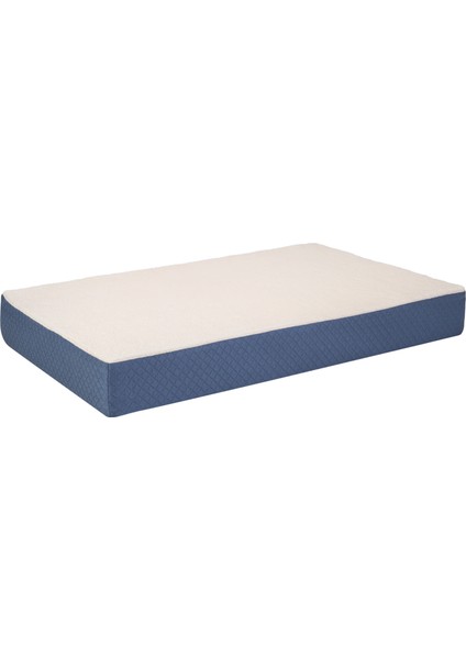 Lima Ortopedik Köpek Yatağı Ecru Peluş M 90X60X12CM Glstd