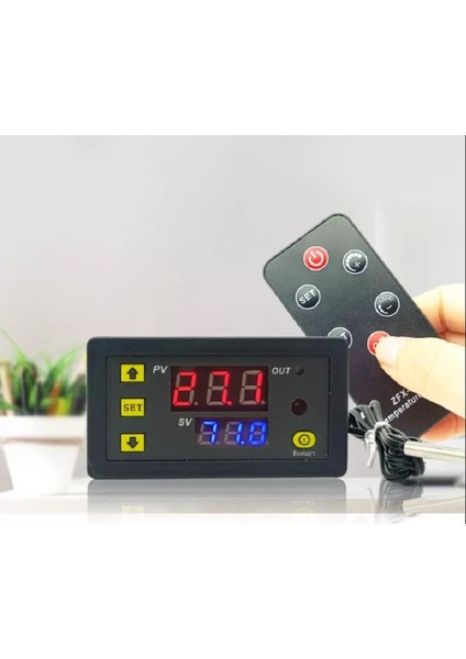 W3231 12VOLT 10A Uzaktan Kumandalı Termostat
