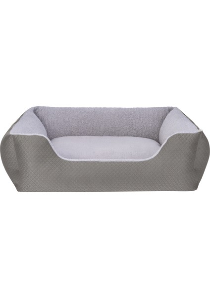 Echo Köpek Yatağı Gri/gri Peluş L 105X80CM Glstd
