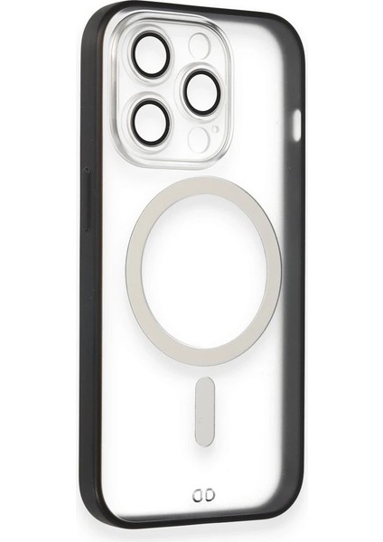 Apple iPhone 14 Pro Max Kılıf Grand Magneticsafe Kapak - Siyah Gnzrz