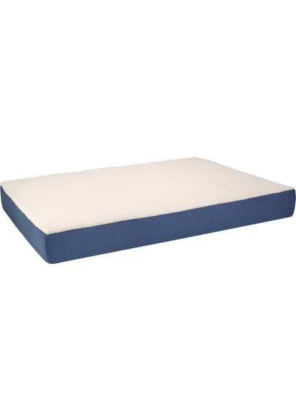 Lima Ortopedik Köpek Yatağı Ecru Peluş L 110X75X12CM Glstd