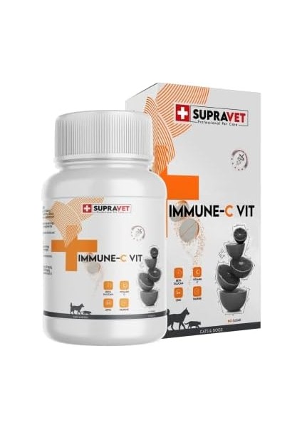 Immune C + Zinc Kedi ve Köpek Için Tablet (75 Tablet)