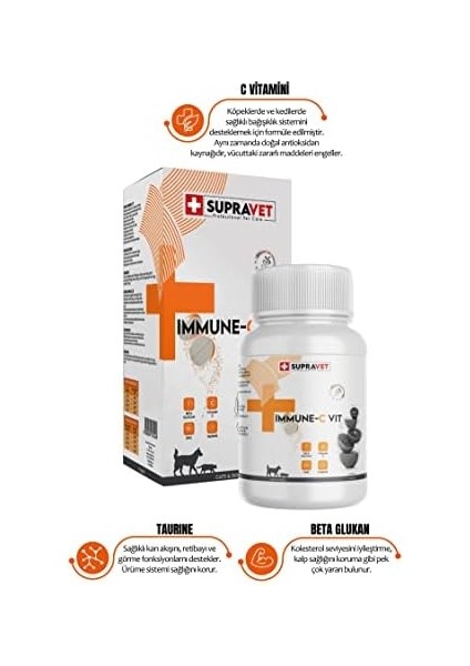 Immune C + Zinc Kedi ve Köpek Için Tablet (75 Tablet) fiyatları