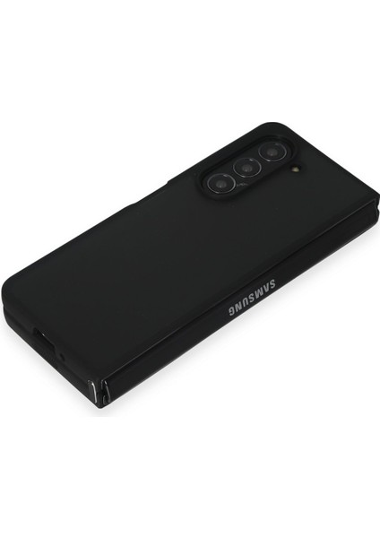 Samsung Galaxy Z Fold 5 Kılıf Blur Fold Kapak - Mat Siyah Glstd