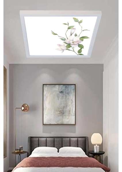 Yatak Odası Nazik Tavan Avize Kare 60WATT,BEYAZ Işık AVIZE,60 x 60 Ev Modern LED