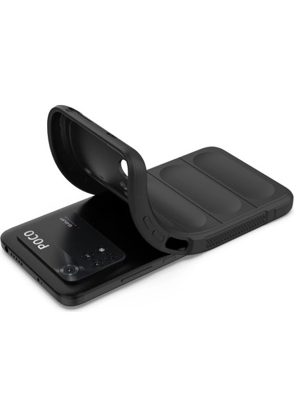 Xiaomi Poco M4 Pro 4g Kılıf Optimum Silikon - Siyah Gnzrz