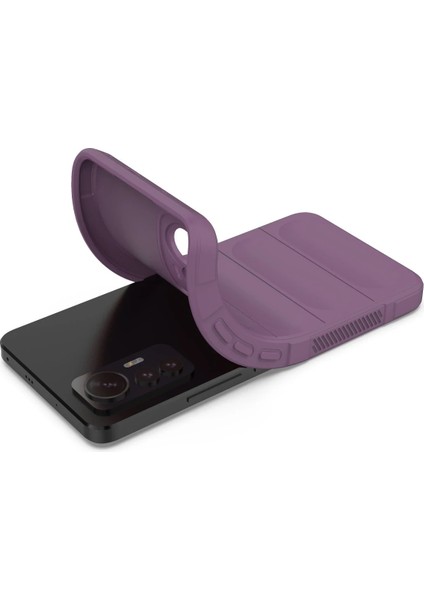 Xiaomi Mi 12 Lite Kılıf Optimum Silikon - Mor Gnzrz