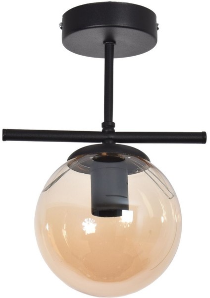 Ceku Modern Salon - Mutfak - Yatak Odası Glop Camlı Tekli Tavan Plofonyer Avize