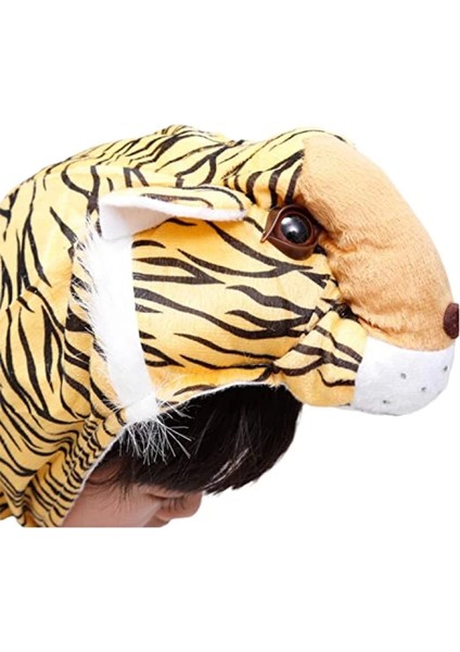 Çocuk Kaplan Kostumu - Aslan Kostümü 4-5 Yaş 100 cm (4887)
