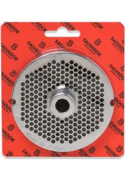 Salvador Inox Paslanmaz Kıyma Makinesi Aynası, Ağızı 22 No - 4.5 mm