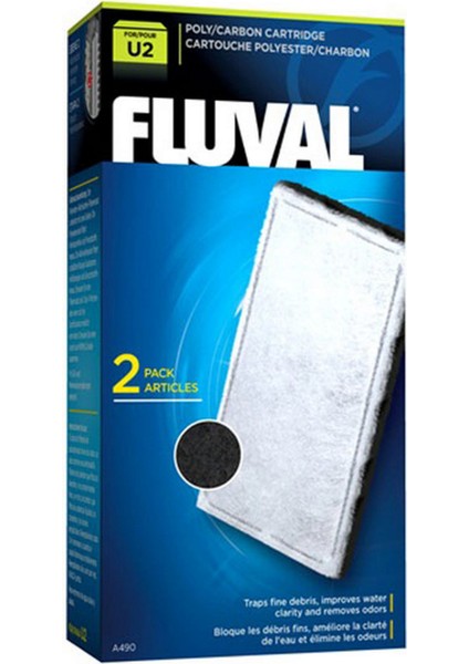 Fluval Polycarbon Kartuş #u2 Filtre (2 Li) Glstd