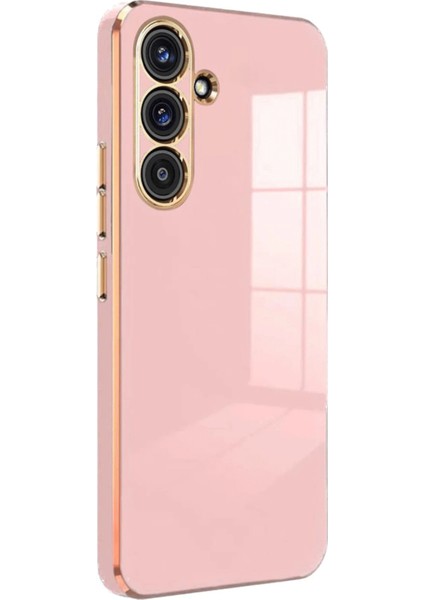 Samsung Galaxy S25 Plus Kılıf Volet Silikon - Pembe Gnzrz