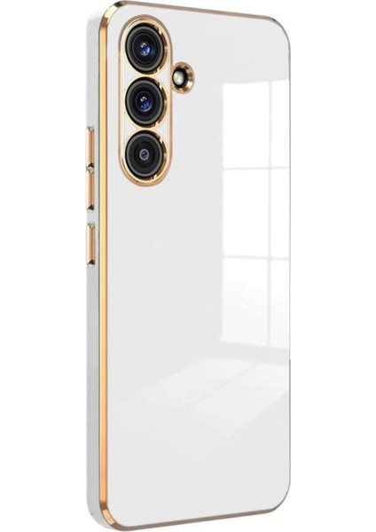 Samsung Galaxy S25 Plus Kılıf Volet Silikon - Beyaz Gnzrz