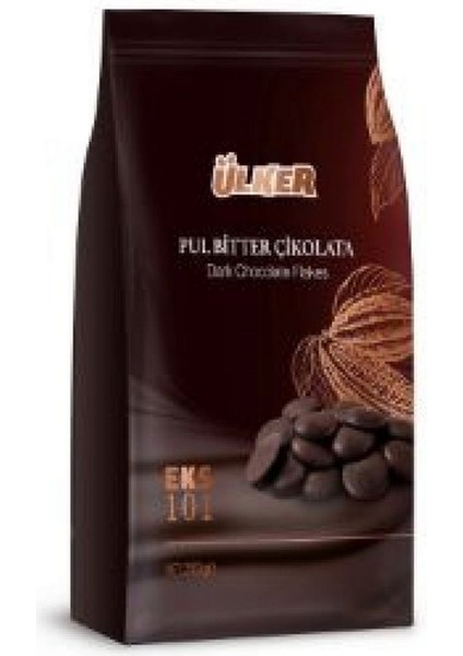 - Çikolata Bitter Pul (1 x 2,5 Kg) Ülker Glstd