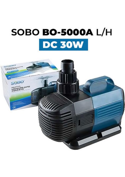 Sump Pompası 30W 5000 Lth 3,6 M Glstd