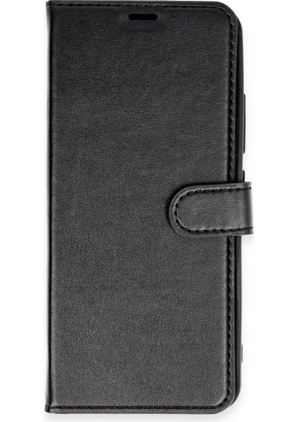 Xiaomi Redmi Note 12 5g Kılıf Trend S Plus Kapaklı Kılıf - Siyah Glstd