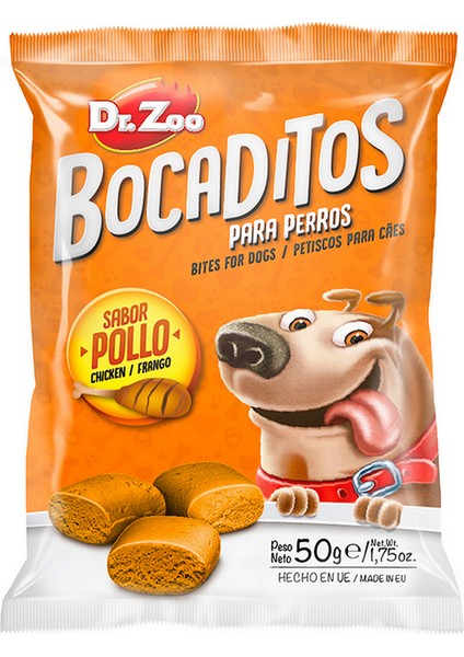Dr.zoo Bocaditos Tavuklu Köpek Ödülü 50GR Glstd