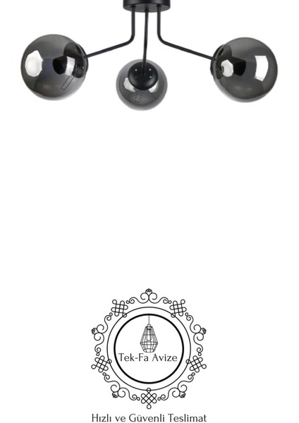 Zuma 3'lü Modern Beyaz Glop Camlı Sarkıt Avize - Yatak Odası - Salon - Mutfak - Hol - Ofis fırsatları