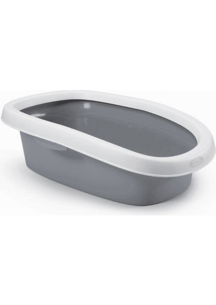 Sprınt 10 Beyaz /gri Kedi Tuvaleti 31X43X14CM Glstd