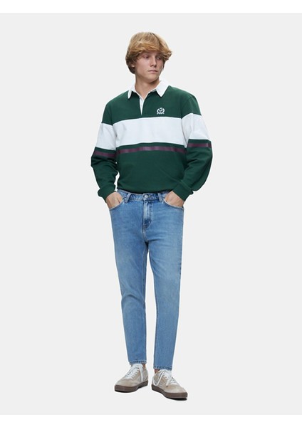 Erkek Smarty Y Dar Paça Orta Bel Jean Pantolon