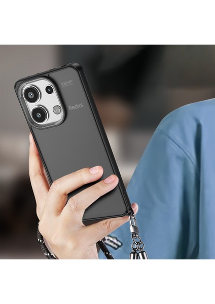 Xiaomi Redmi Note 13 Pro 4g Kılıf Elegant Kapak - Pudra Glstd