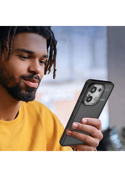 Xiaomi Redmi Note 13 Pro 4g Kılıf Elegant Kapak - Pudra Glstd