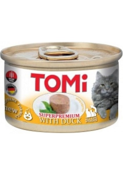 Kedi Ördekli Yaş Mama 85 gr x 6 Adet Glstd