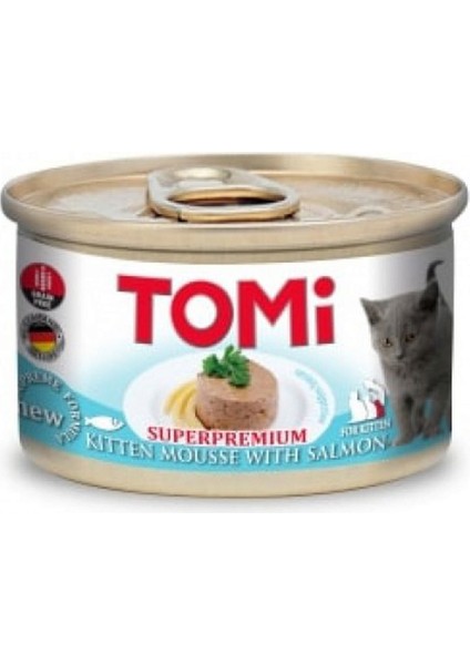 Yavru Kedi Somonlu Yaş Mama 85 gr x 6 Adet Glstd