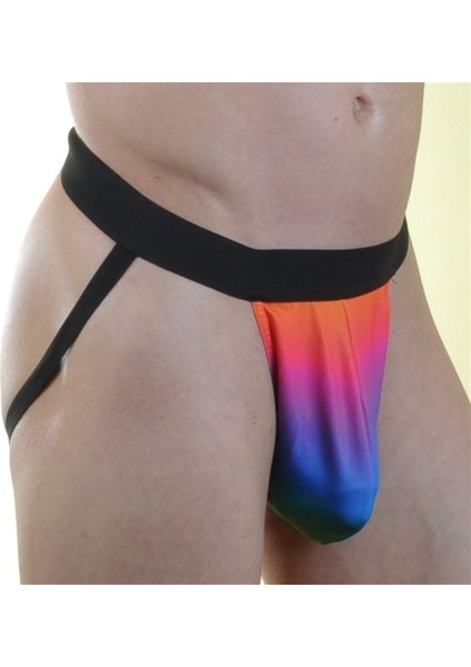 BR071063 Renkli Jockstrap