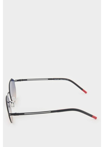 Erkek Altıgen Metal Çerçeve Degrade Cam UV Güneş Gözlüğü F0493AXNS modelleri