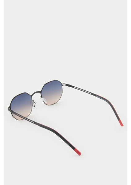 Erkek Altıgen Metal Çerçeve Degrade Cam UV Güneş Gözlüğü F0493AXNS fırsatları