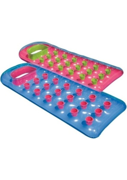 Bardaklı Mavi Kırmızı Yatak 188x71 Cm Idy89895