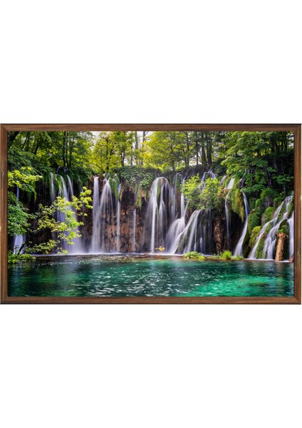 Statik Tutunma Özellikli Tablo - Poster Manzara (Model-13) 65 cm x 117 cm Glstd