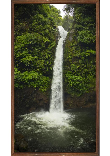 Statik Tutunma Özellikli Tablo - Poster Manzara (Model-12) 78 cm x 117 cm Glstd