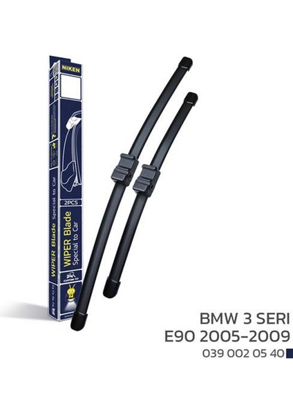 Bmw 3 Seri E90 2005-2009 Araca Özel Silecek Glstd