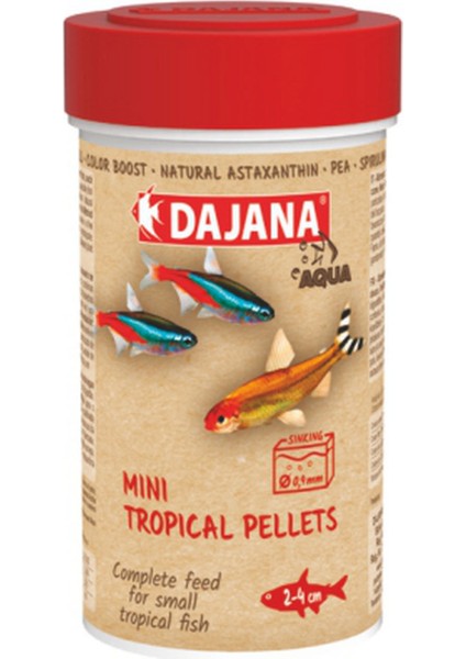 Mini Tropical Pellets 100 ml 55 gr Glstd