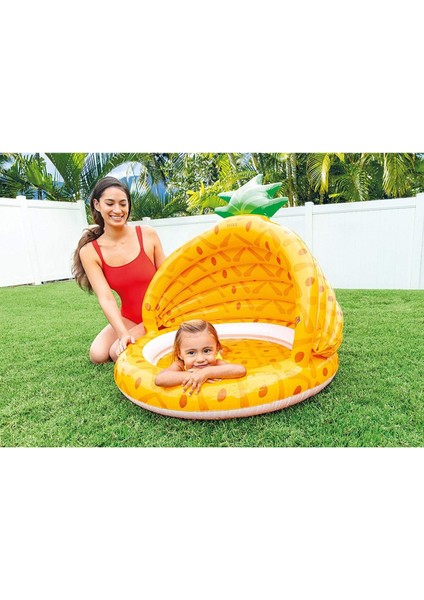 Ananas Desenli Bebek Havuzu