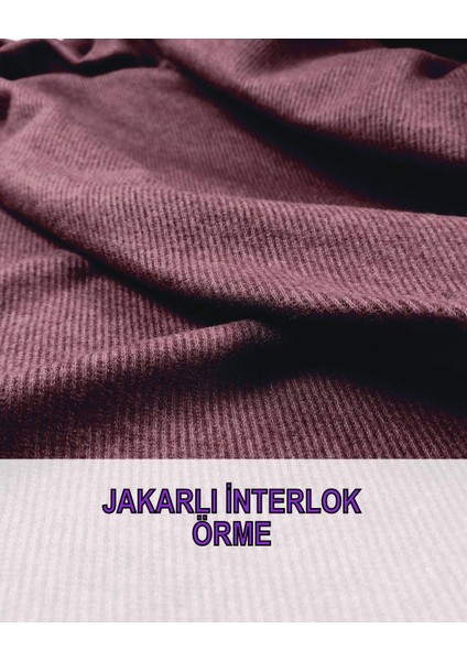 Interlok Örme Bordo Renkte (En 130 cm x Boy 170 Cm)