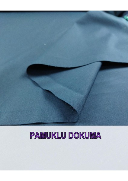 Koyu Lacivert Renkte Pamuk Sentetik Dokuma (En 145 cm x Boy 190 Cm)