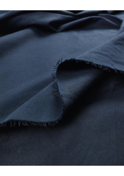 Lacivert Renkte Ketenli Gabardin En: 150 modelleri