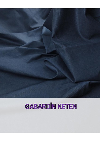 Lacivert Renkte Ketenli Gabardin En: 150 indirimleri