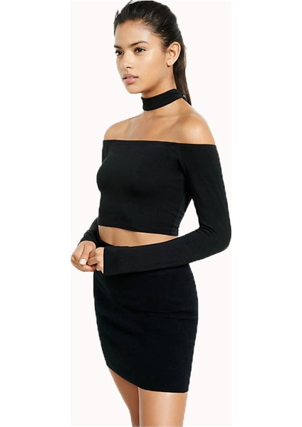 B101280 Uzun Kollu Bustiyer Etek Takım