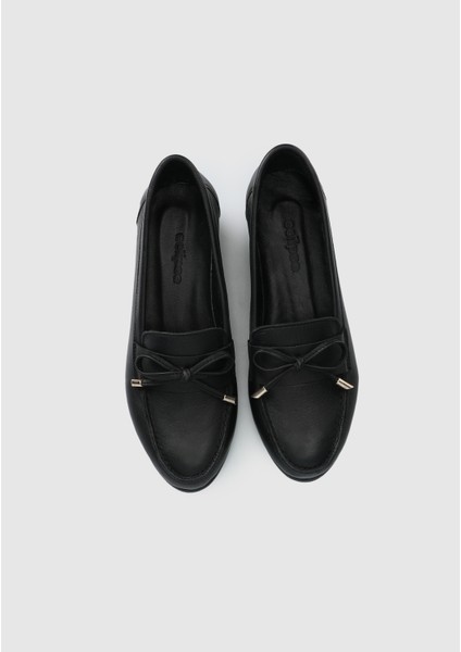 Siyah Deri Kadın Ayakkabı indirimleri