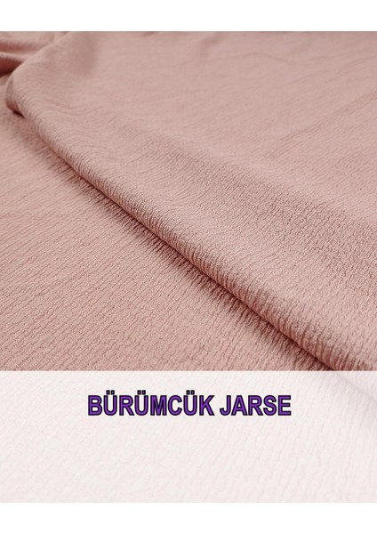 Pembe Renkte Bürümcüklü Jarse En: 150