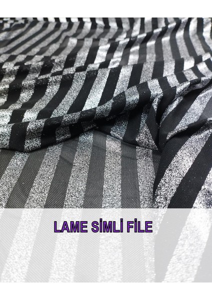 Siyah Lame Ince File En: 150